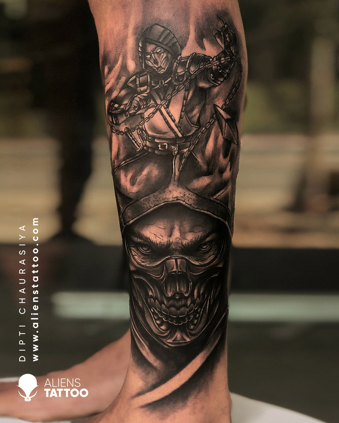 Tattoo uploaded by Jacob J Ink  Scorpion Mortal Kombat  Tattoodo