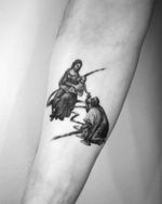 The birth of Christ by Leonardo da Vinci🔘 @torocsikartroom . . . #tattooed #tattoo #inked #inkedmag #tattooedmag #art #artist #tattooist #tattooartist #budapest #bp #budapestattoo #bdfcknpst #budapesthungary #daily #dailytattoo #tattoodesign #davidstatue #michelangelo #creator #geometrictattoo #geometric #fineline #finelinemag #blackwork #microtattoo #microrealism #finelinetattoo #microportrait #portraittattoo #tattoodo #davinci 