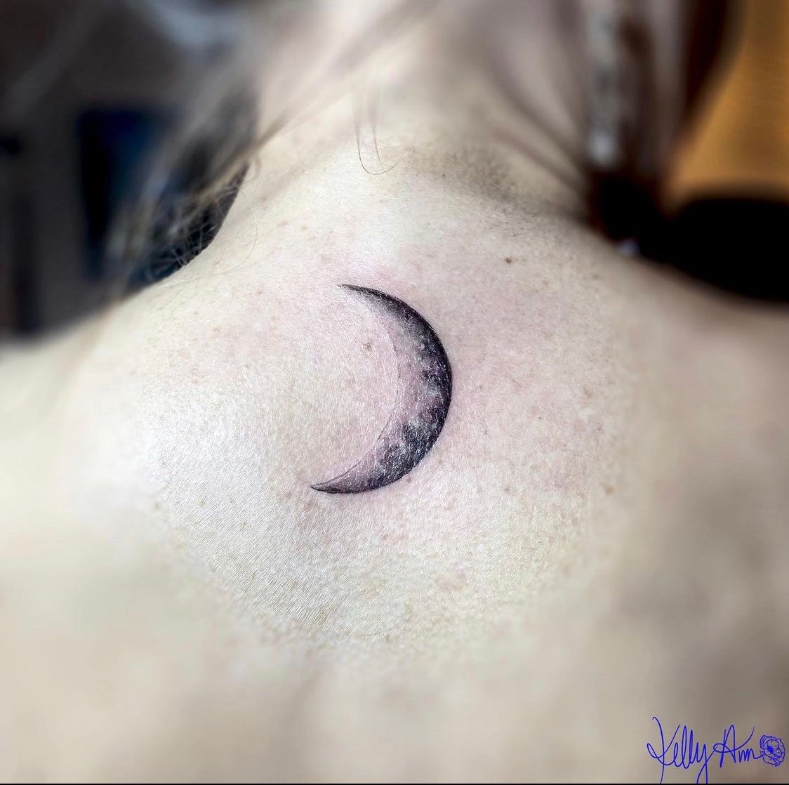 Crescent moon wrist tattoo by Shina361 on DeviantArt