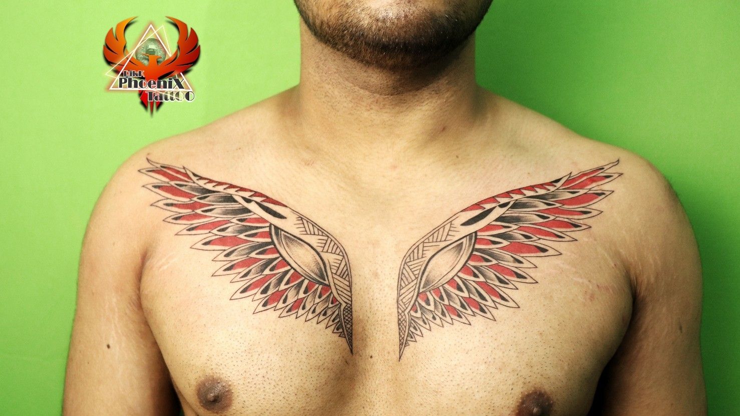 Tattoo uploaded by Cailleach Oidhche • sixth - cover up - done by keff # phoenix #wings #back #coverup • Tattoodo