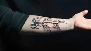 Apricot blossom tattoo 