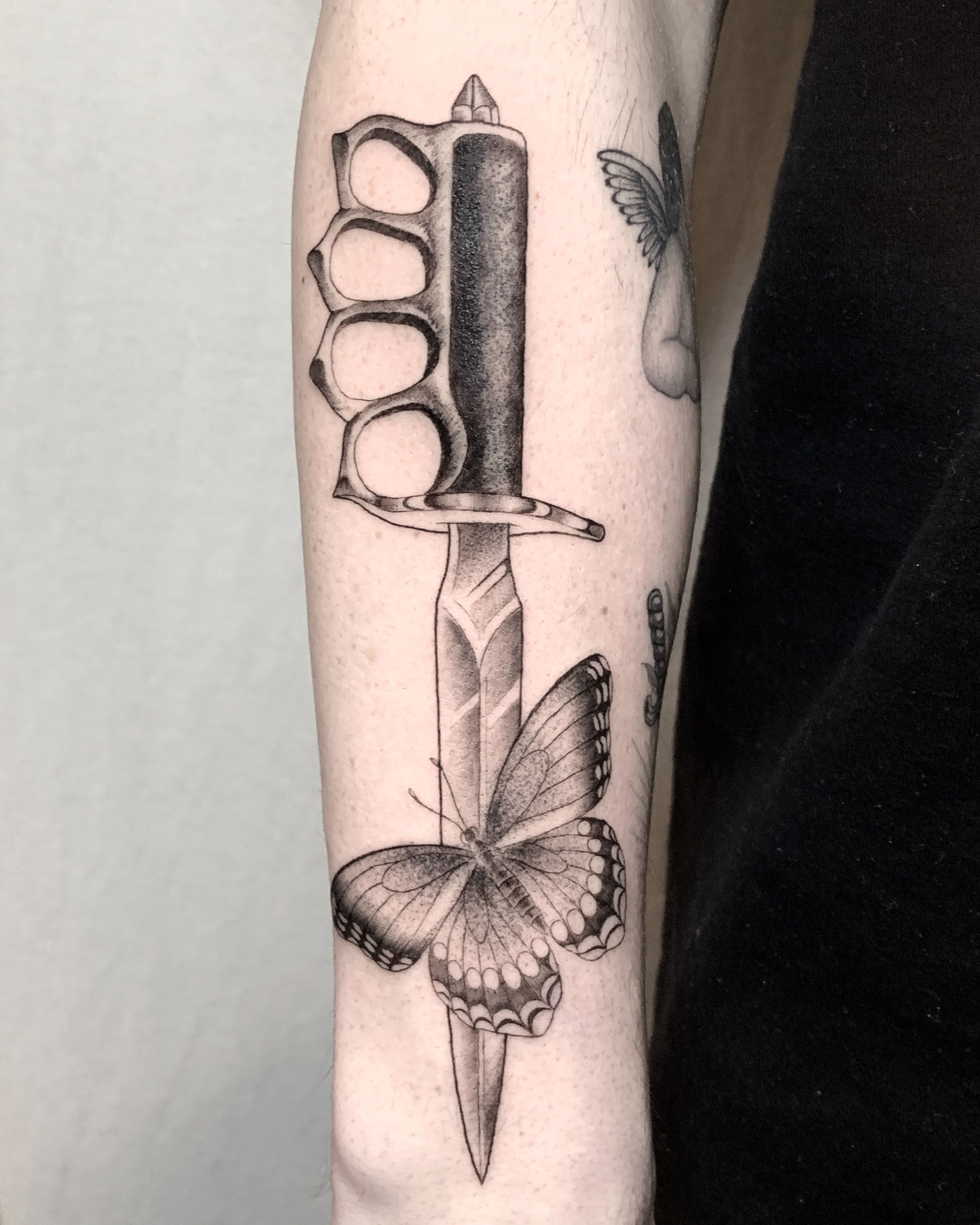 Traditional Knife Tattoo | TikTok