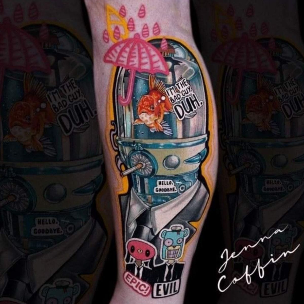 Tattoo uploaded by Jenna Coffin Tattoo • Umbrella academy tattoo • Tattoodo