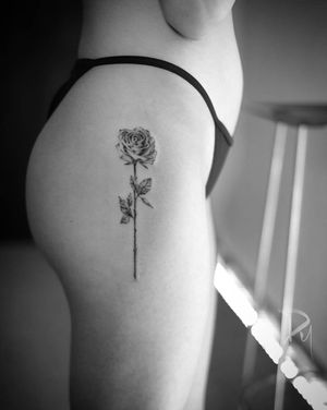 fineline flower tattoo#Fineline #Floral