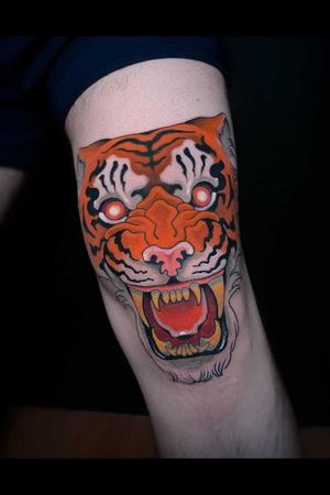 #Tiger#knee#Neotraditional