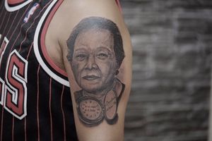 beloved mon#hktattoo #hktattooshop #realistictattoo #portraittattoo #hkigers #blackandgreytattoo #inkedboys #inkedgirls #hk #animalstattoo#tattoo#portrait