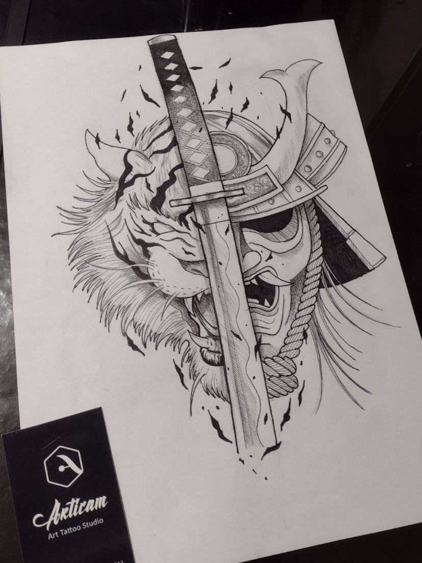 KrisH Tattoo  Samurai Tiger for the amazing BorjaThanks  Facebook