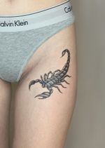 Scorpion on thigh