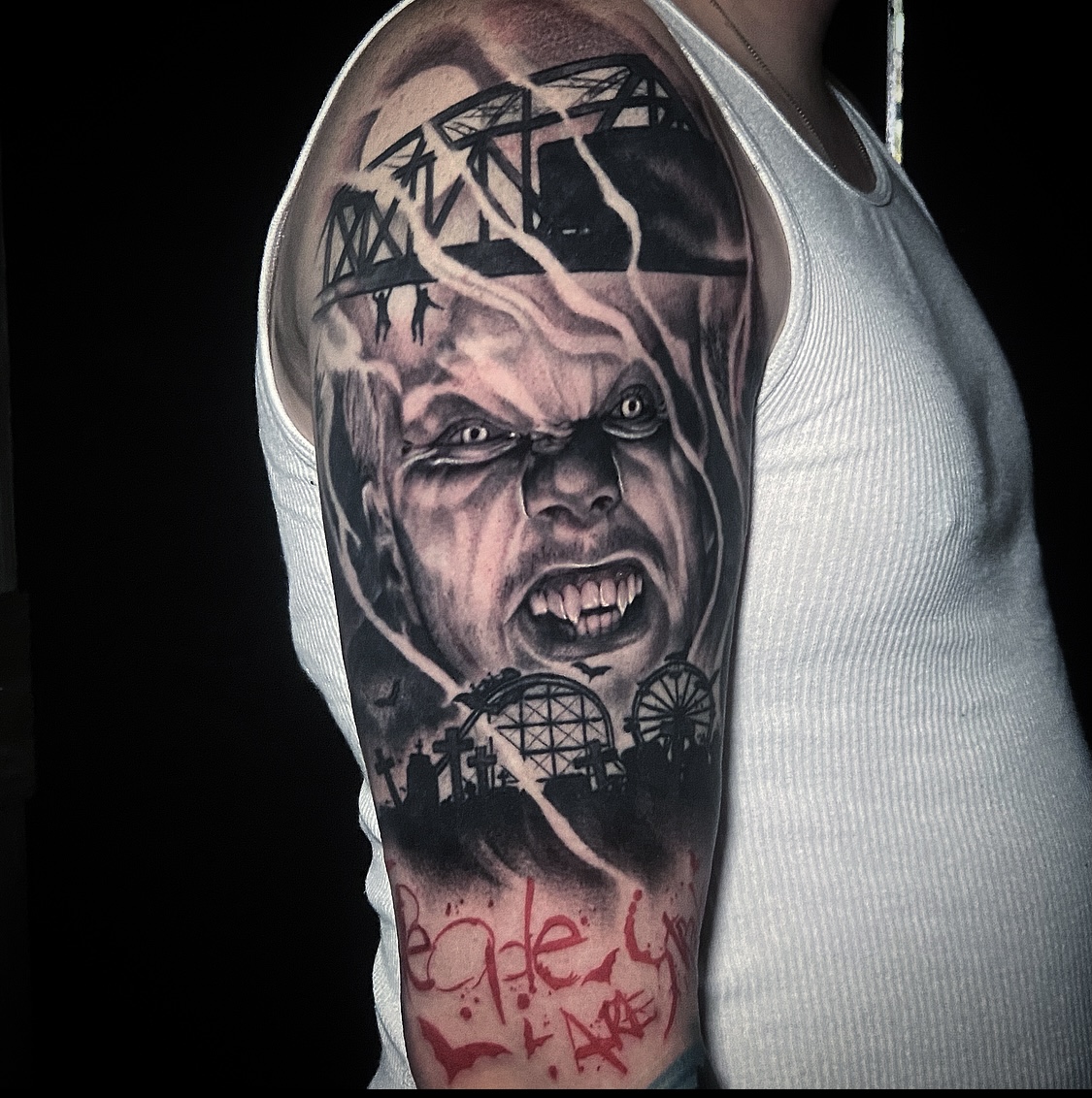 The Jackal 13 ghosts by Chandra Robinette Get Ink Tattoo LLC  Springfield OR  rtattoos