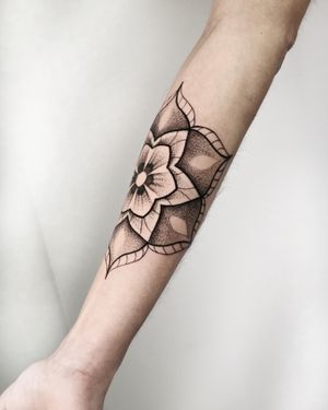Mandala Dotwork Tattoo