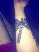 Mariposa con navaja #Mariposa #Navaja #cuchillo