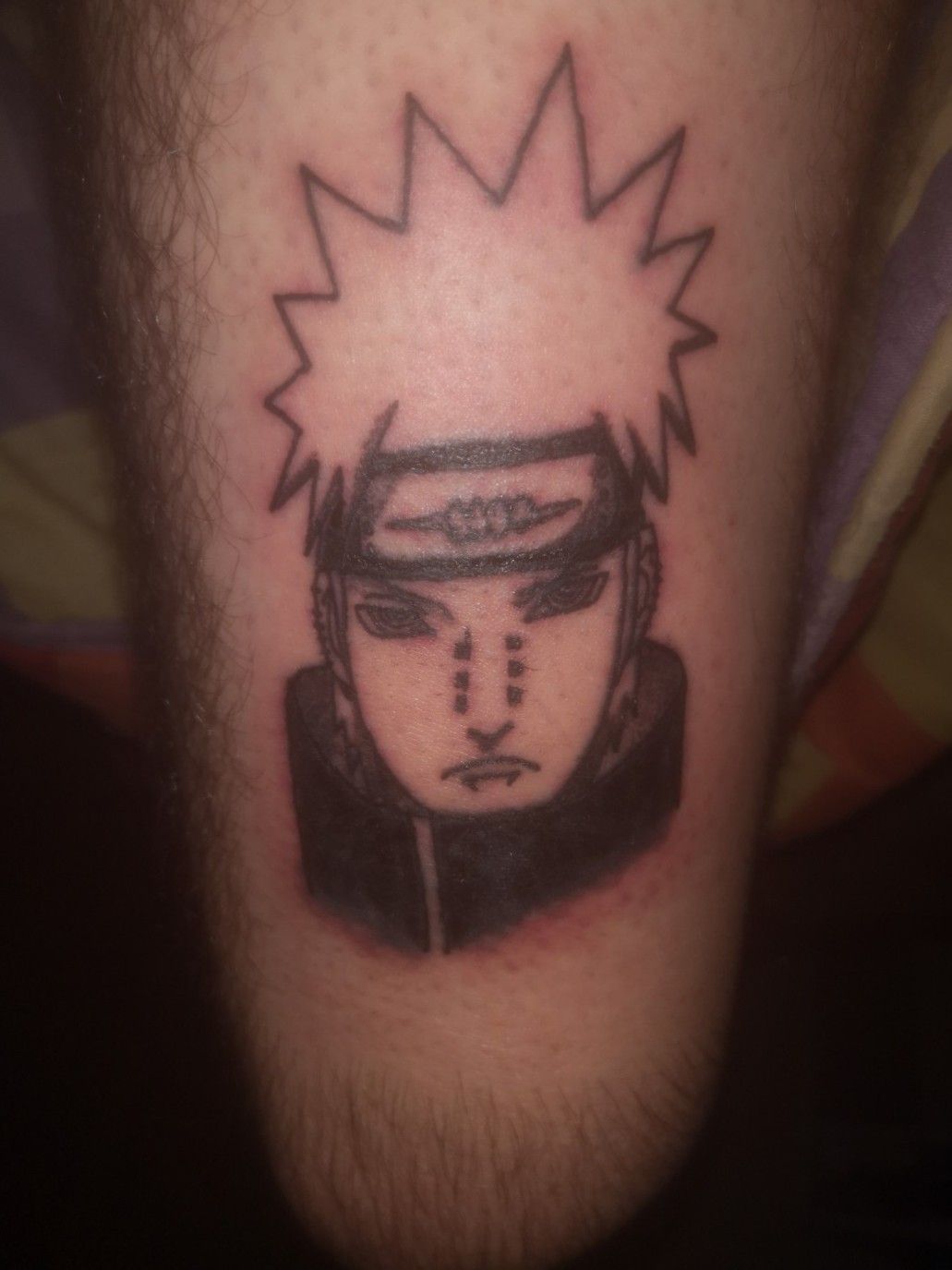 My 2 Naruto tattoos when they were fresh. Must have had them about 2 years  now. Artist is @ConnerYoung : r/Naruto
