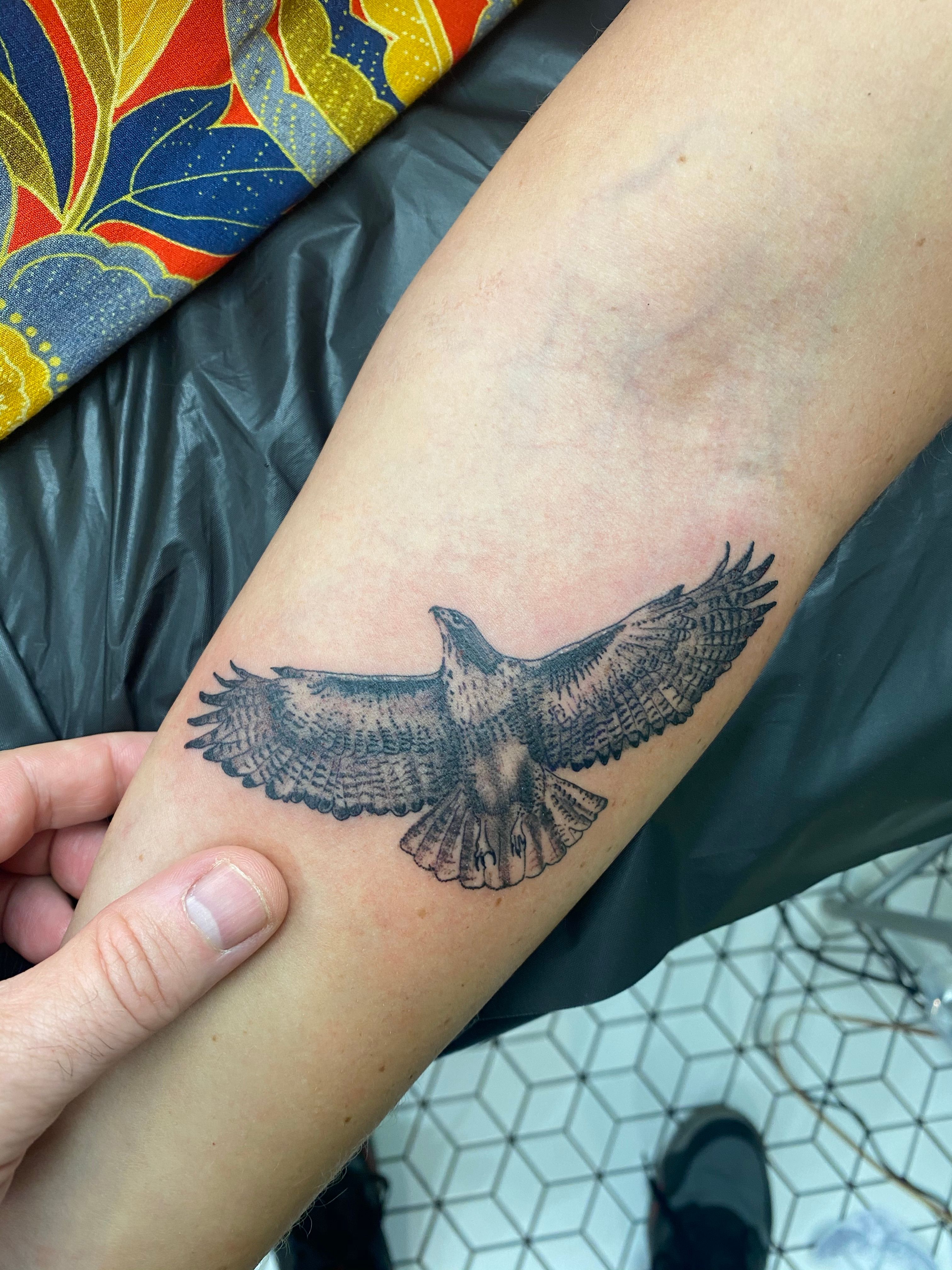 Watercolor Realism Flying Eagle Tattoo Vibrant Avian Majesty Ethereal  Skyward Digital Art - Etsy Israel