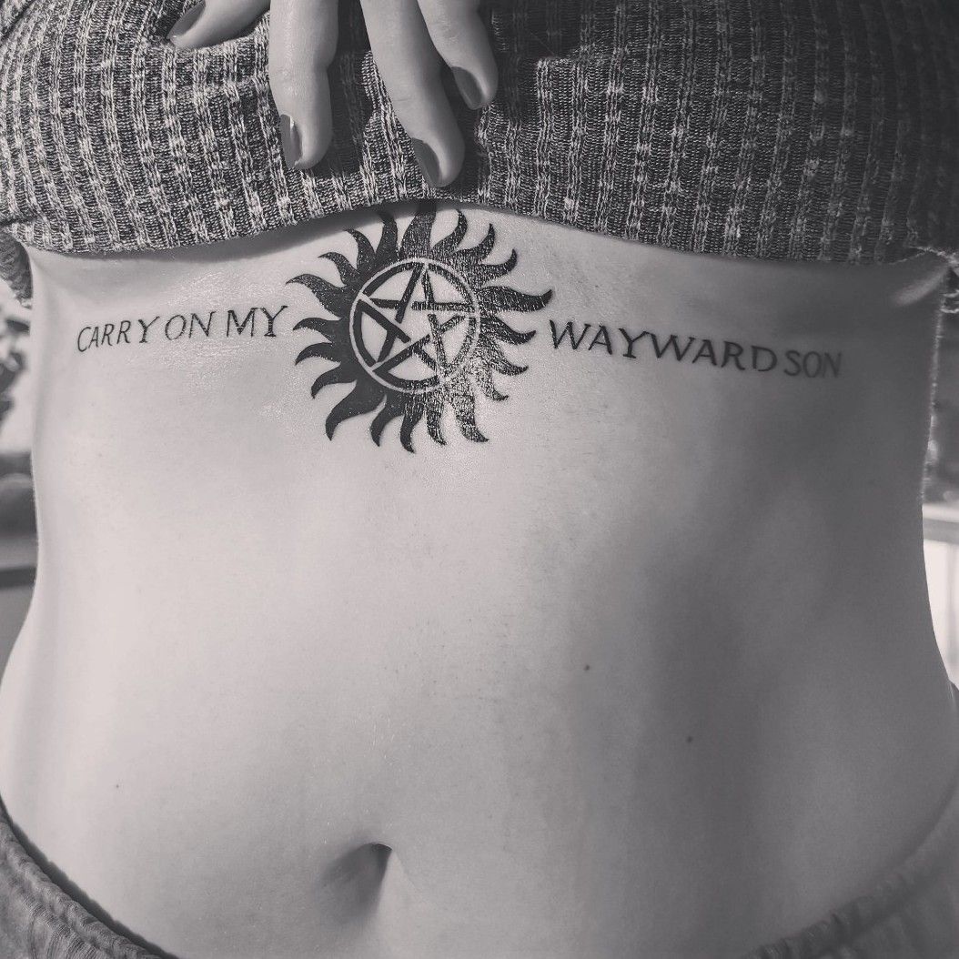 Tattoo uploaded by Sandra Eriksson • #supernatural #carryonmywaywardson  #winchesters • Tattoodo