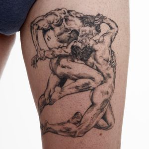 Dante e Virgilio, William-Adolphe Bouguereau nel 1850 È stato un enorme piacere tatuarti @luca.taccardi Per prendere appuntamento Booking open in Maggio e Giugno 📍Milano @propaganda_tattoo_temple 🗺Firenze @holy_ink_firenze 13/14/15 maggio #blkttt #blk #blacktattoo #linertattoo #tattoo #tattoos #ink #inked #dante #virgilio #bouguereau #queertattoo #queertattooartist #tattooartist #milan #tattoodo #inkedmag #tttism #blacktattooart 