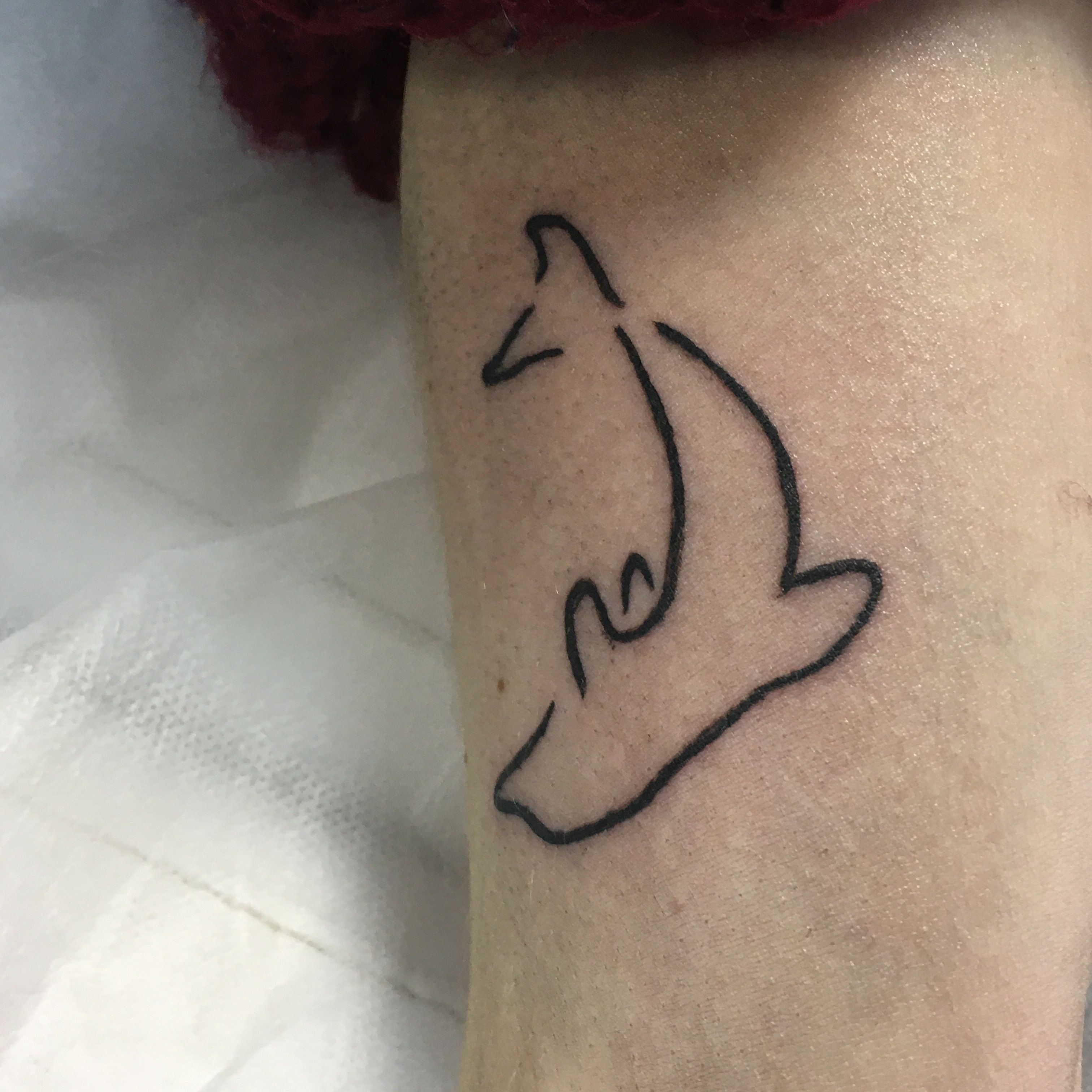 Tattoo uploaded by Yannis Steiakakis • #dolphins #dolphin #dolphinetattoo # minimal #mininaltattoo #minimaldolphine #line #linetattoo #lines #inked  #ink #art #smalltattoos #littletattoo #stattoo #inkedgirl #girlwithtattoo  #bishop #bishoprotary ...