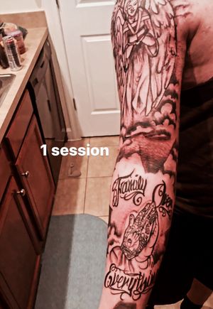 Start on a full sleeve * 1 session 