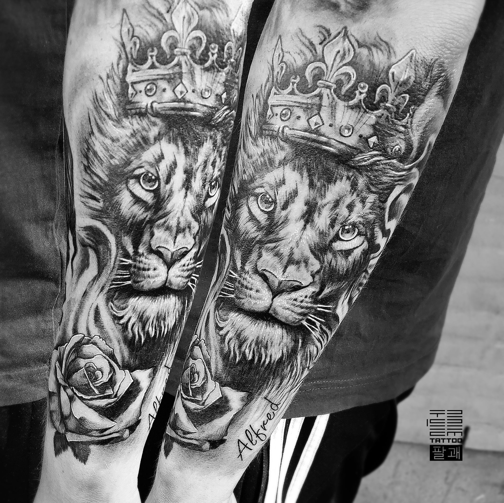 Amazon.com : Kotbs 6 Sheets Large 3D Black Lion Face Temporary Tattoos for  Men Women, Half Arm Sleeve Tattoo Stickers for Teens Adults, Waterproof  Black Lion King Fake Tatoo : Beauty &