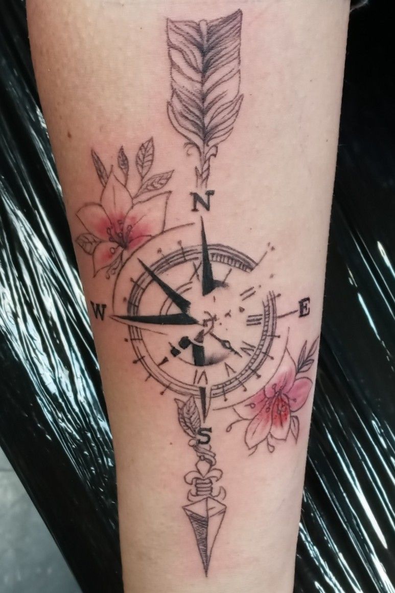 Tattoo uploaded by John McCain • The broken compass • Tattoodo