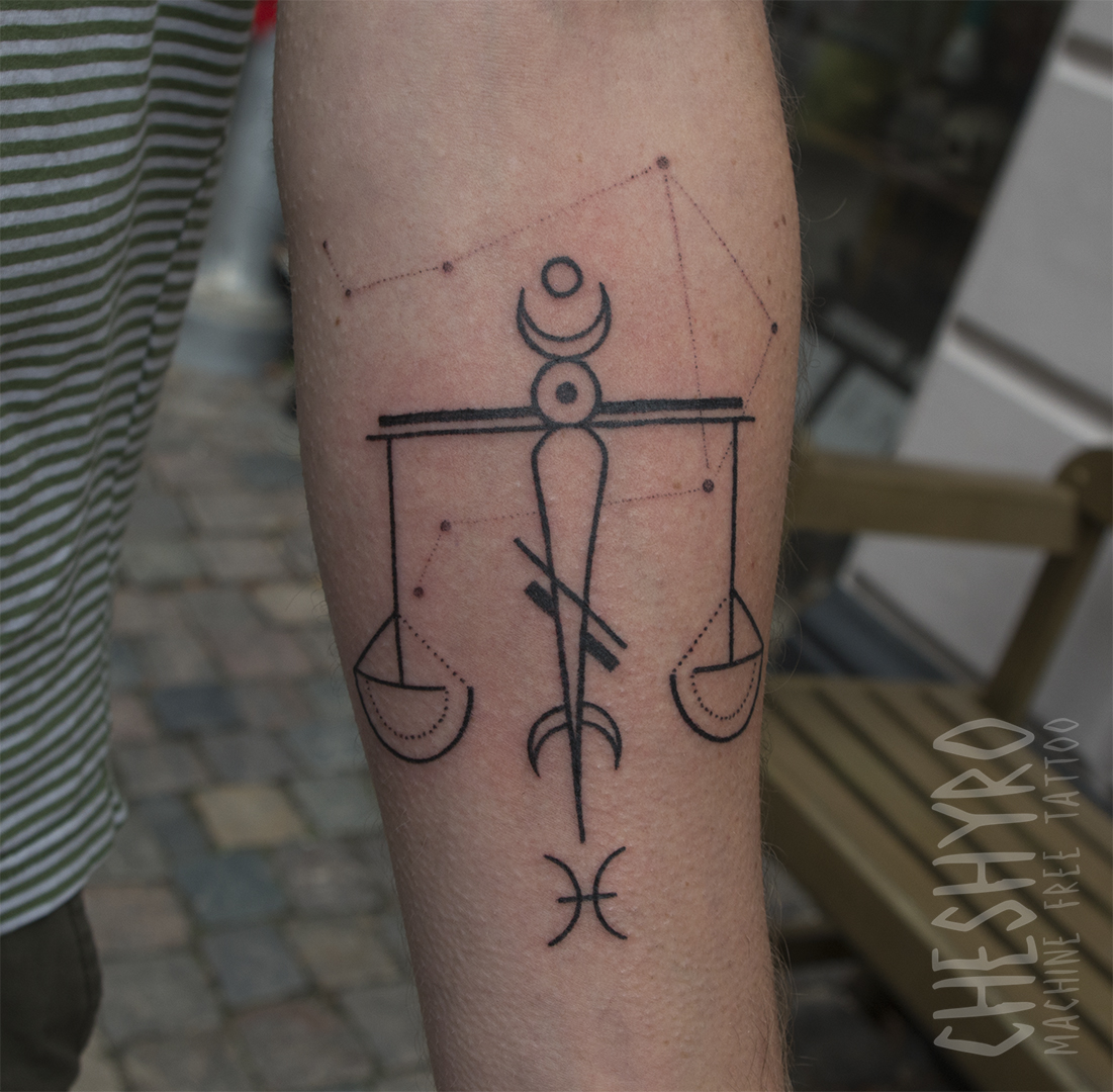 30 Best Libra Constellation Tattoo with Meaning and Ideas  Body Art Guru