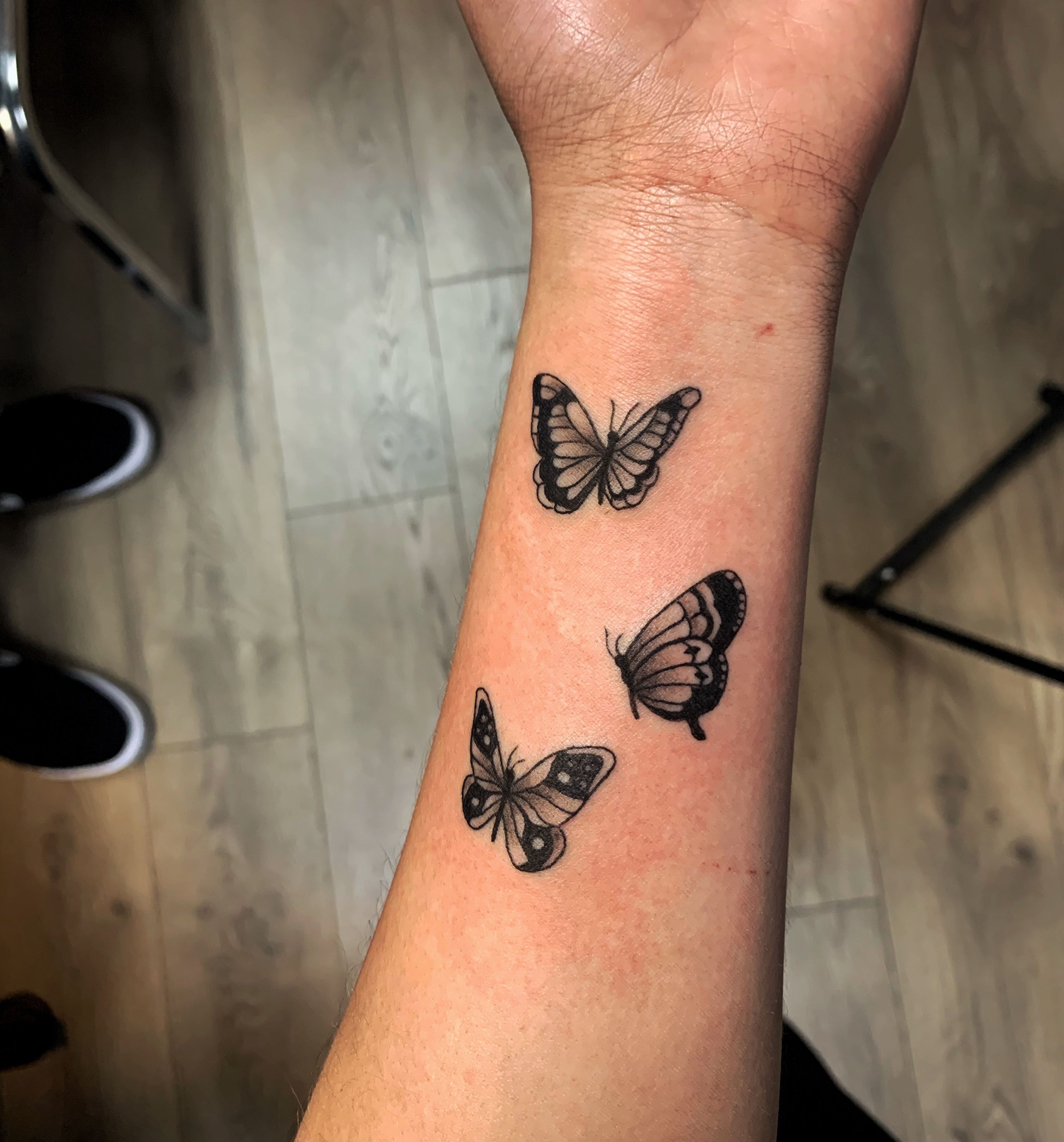 Swallowtail Butterfly by Mack Kelly at Asylum Studios in Roanoke VA  r tattoos