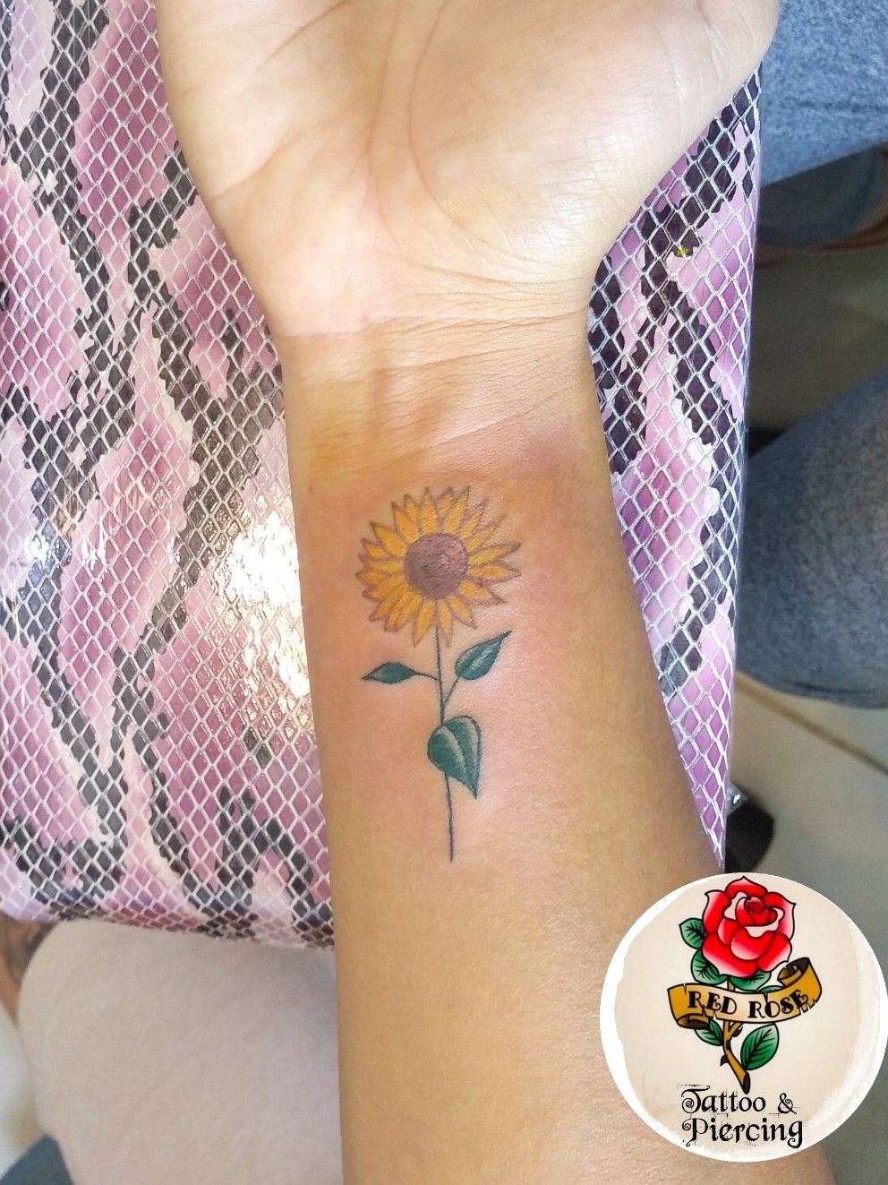 Sunflower Tattoo Stock Photos - Free & Royalty-Free Stock Photos from  Dreamstime
