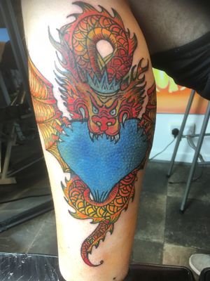 Dragon cover up 