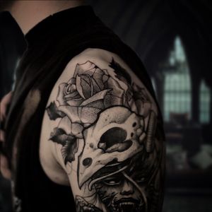 Rose Any questions soon 🔜 PM#tattoo #tattooed #tattoos #instattoo #inked #tattooart #tattooist #tattoodo #tattoolife #d_world_of_ink #ink #blxckink #onlyblackart #blackworktattoo #blacktattooart #blacktattoo #thedarkestwork #inkup #onlythedarkest  #darkartist #taiwan #darktattoos #dark_ornaments #taiwantattoo #darktattoo #darkart #darkworkers #inkbooster #flash