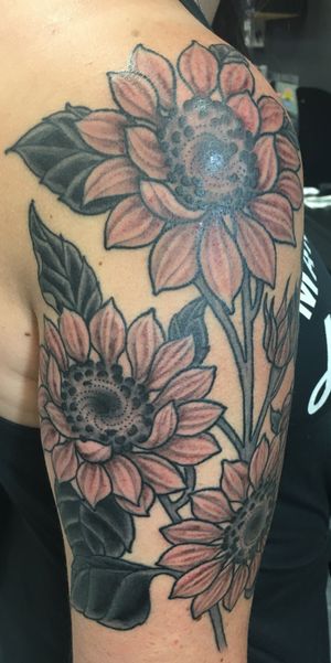 Sunflowers coverup