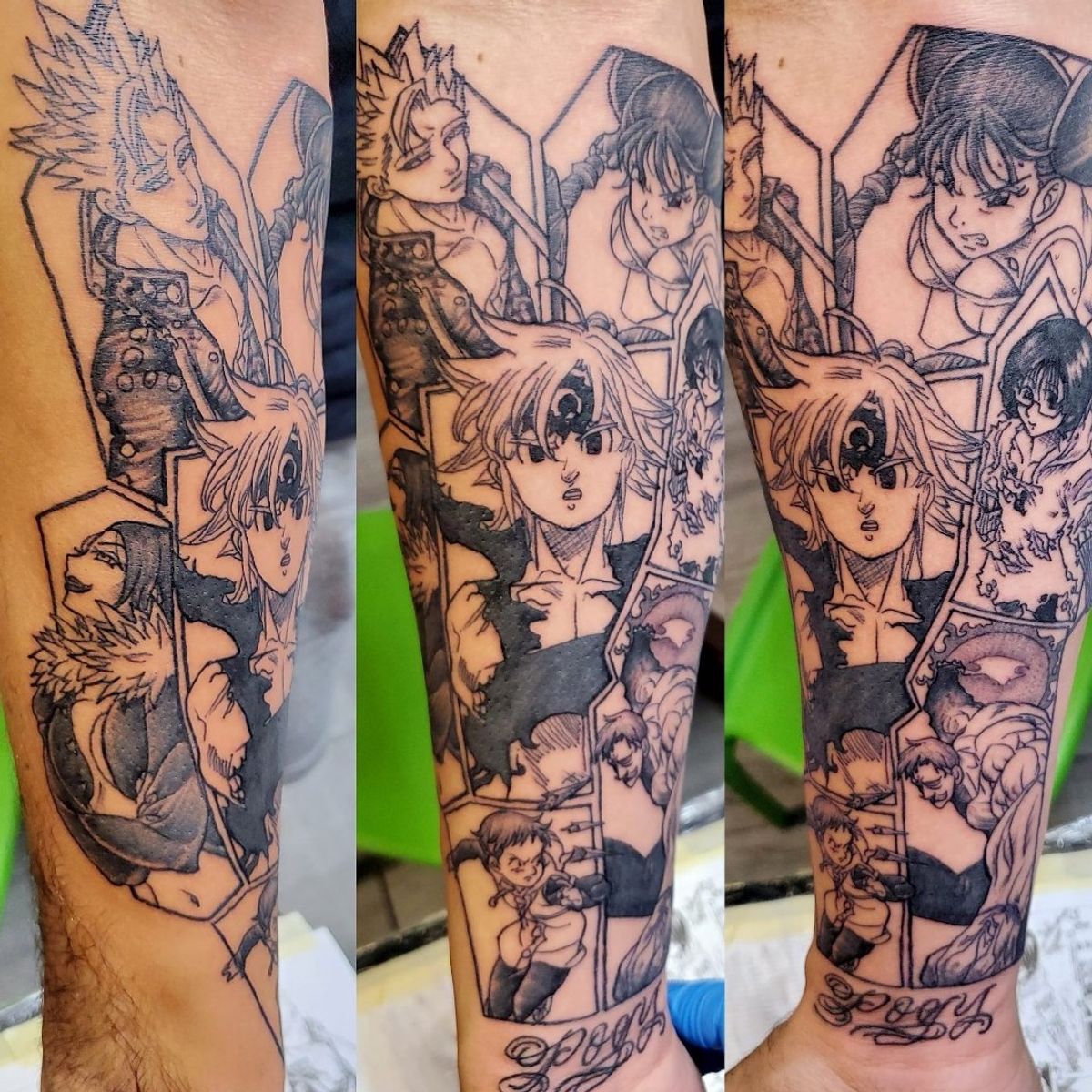 Seven Deadly Sins Anime Tattoo Ideas