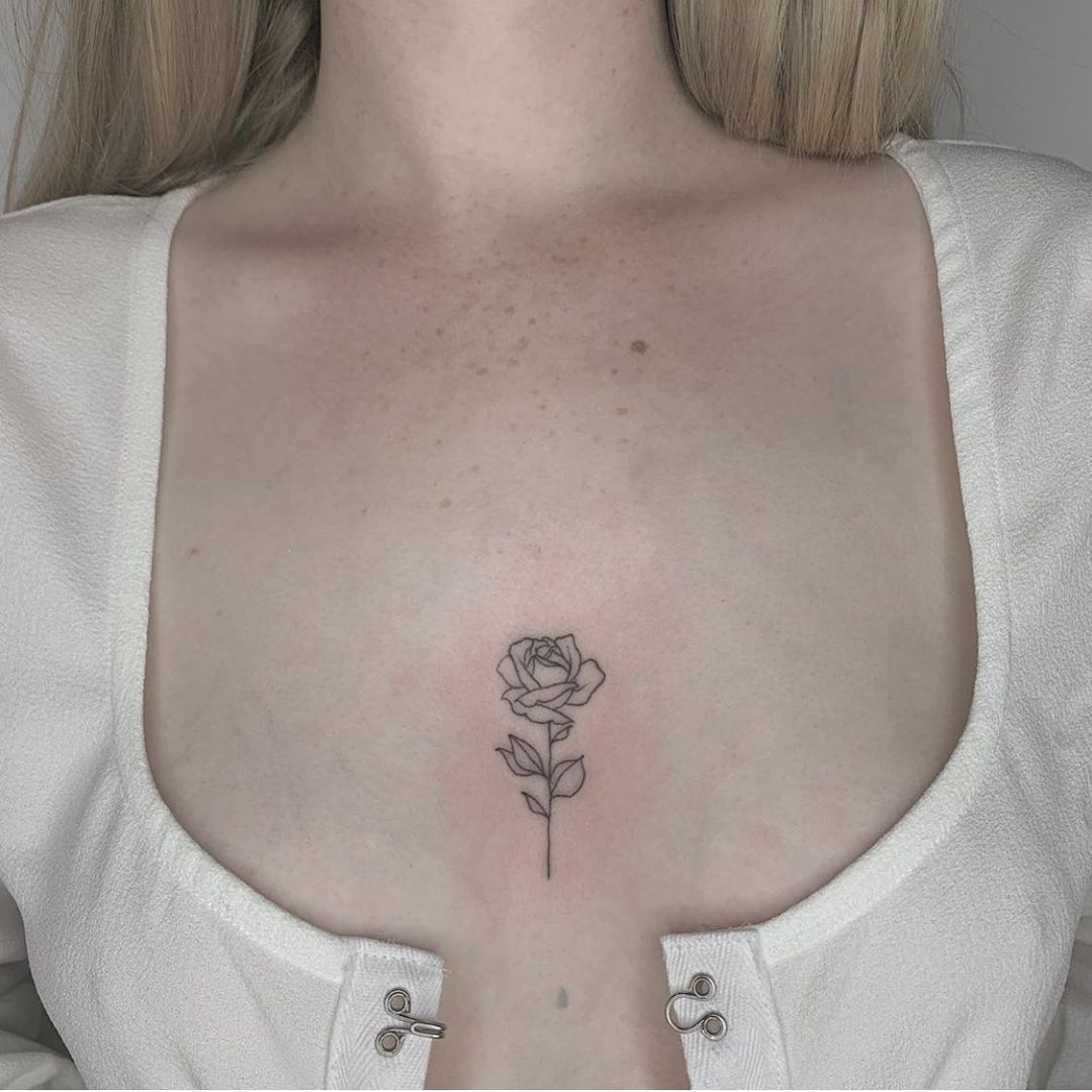 10 Rose Tattoo On Chest Ideas That Will Blow Your Mind  alexie