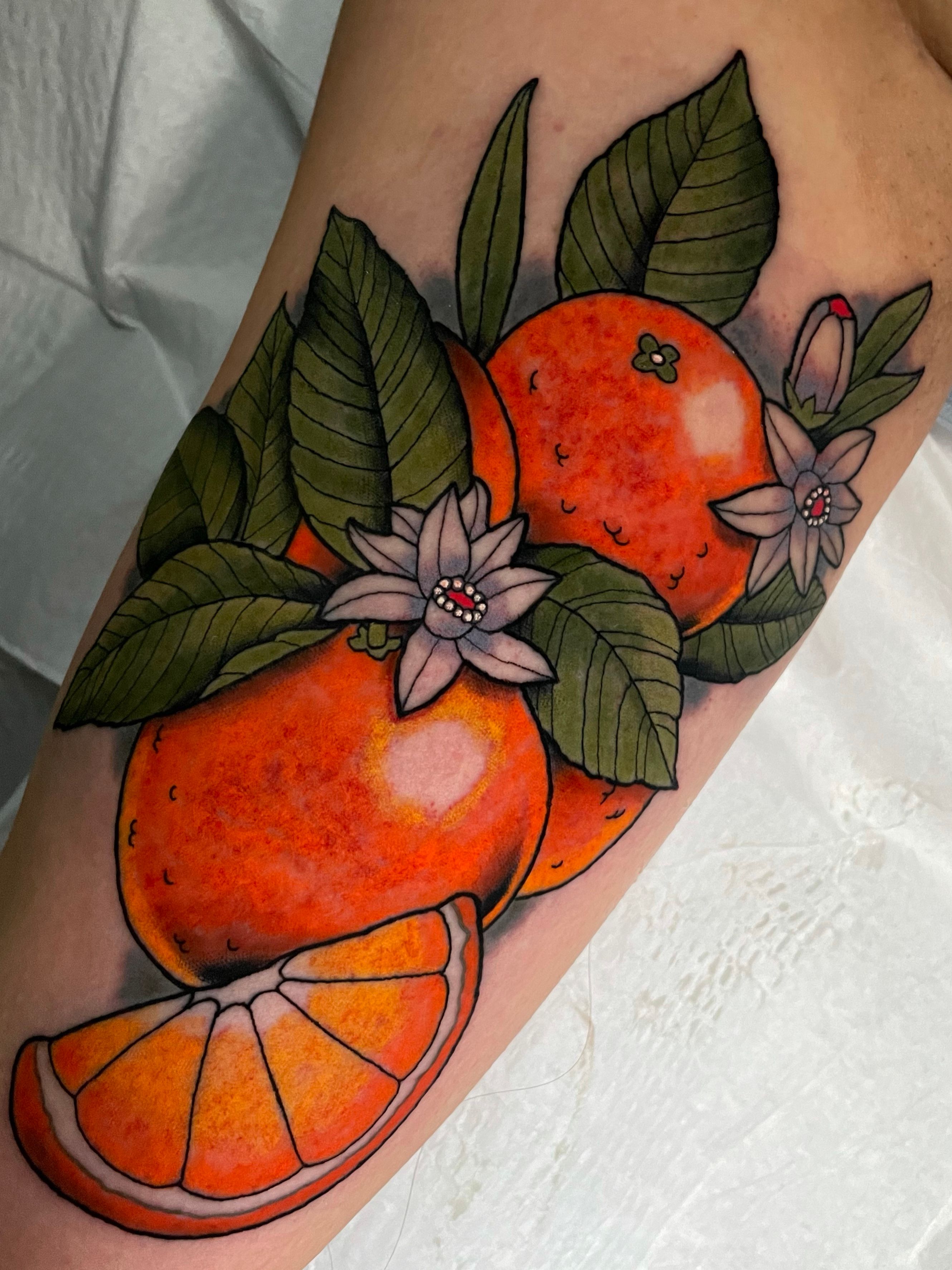 Some Cute Little Oranges by Kris Kezart  Remington Tattoo Parlor