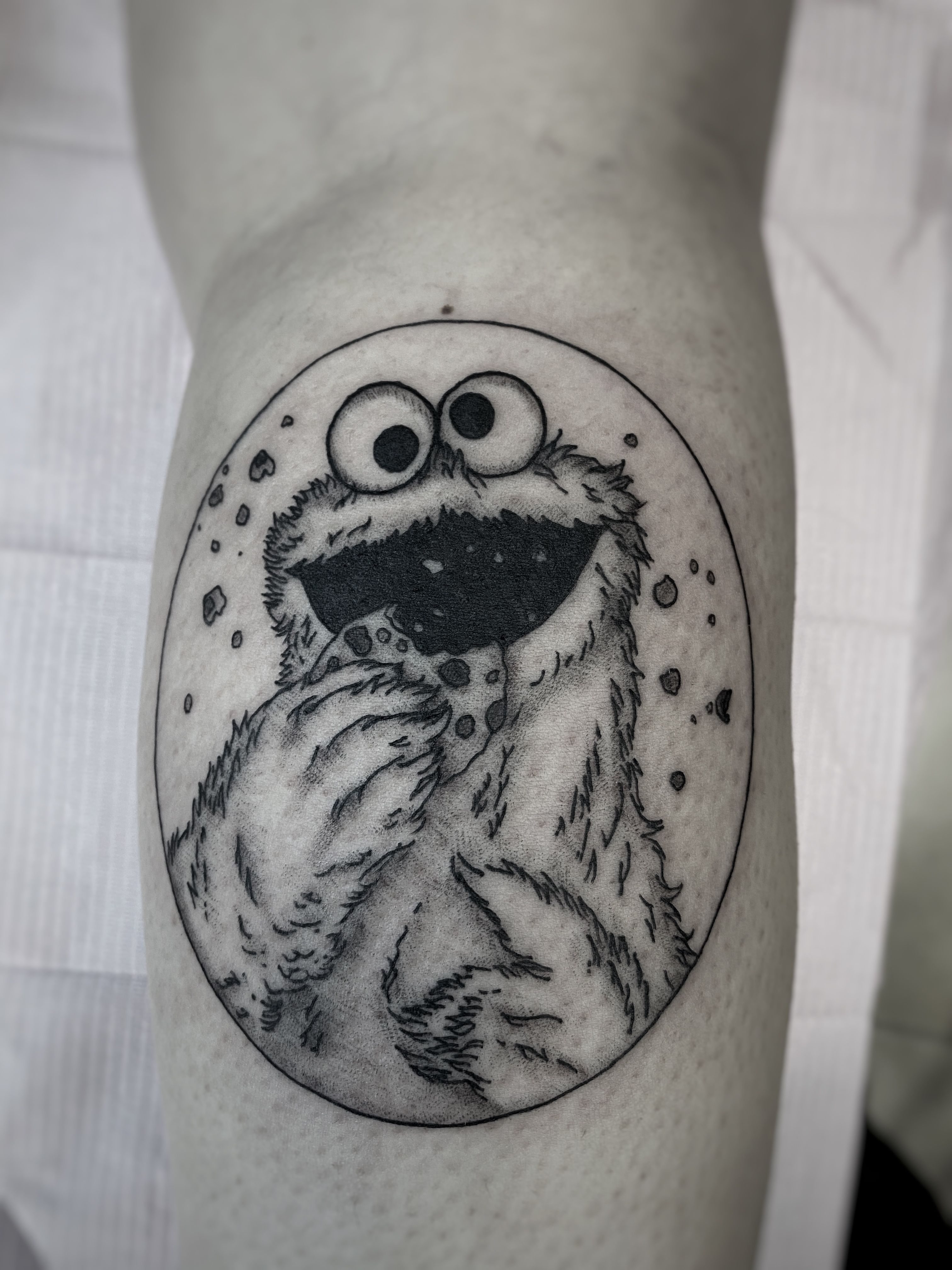 Elmo and Cookie Monster tattoo ❤️💙 | Instagram