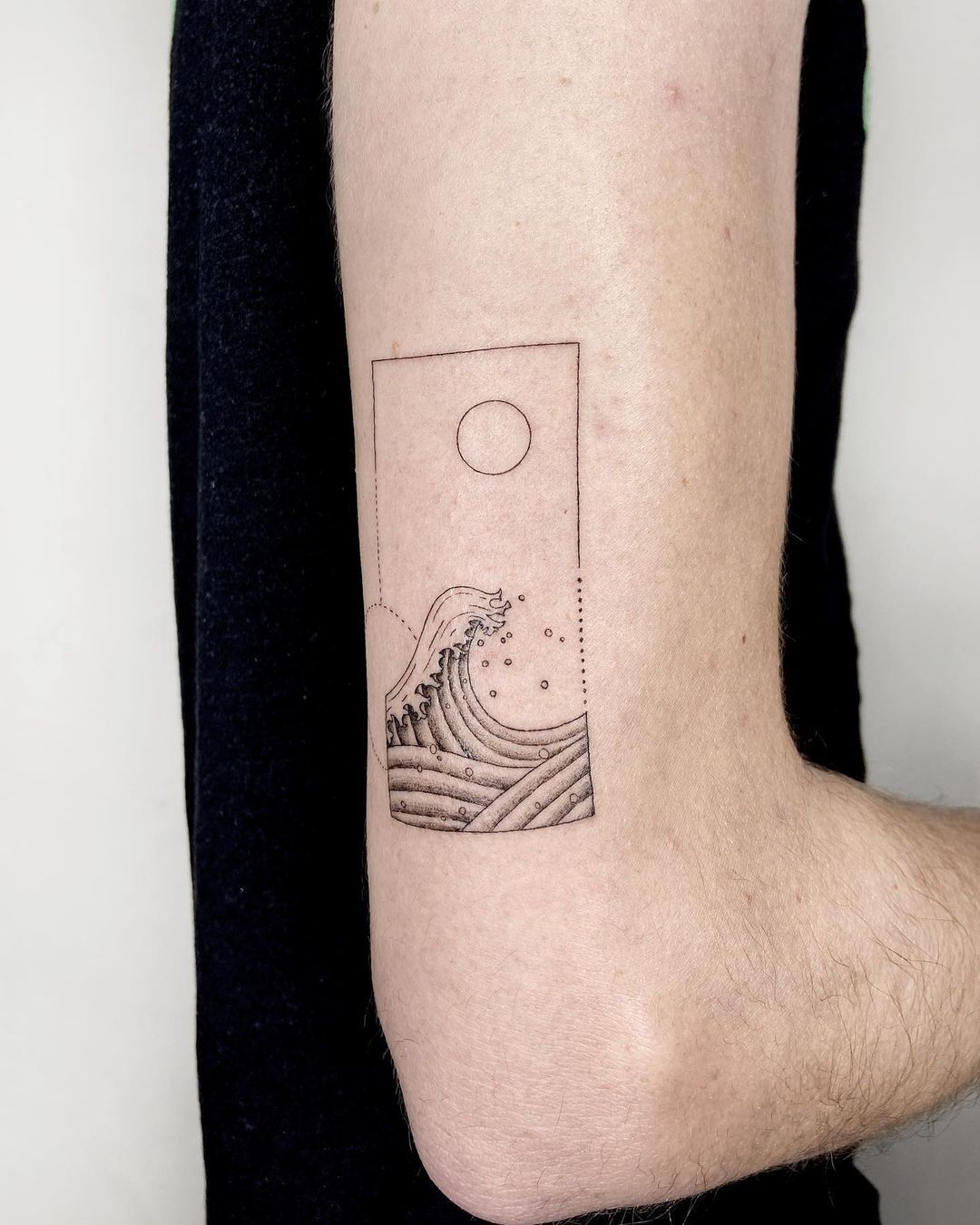 Wave armband tattoo by Aki Wong  Tattoogridnet