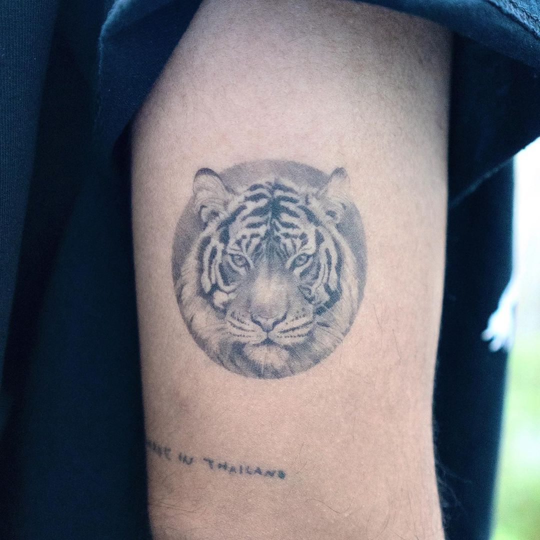 fine line tiger tattoo tattooistkimria  KickAss Things