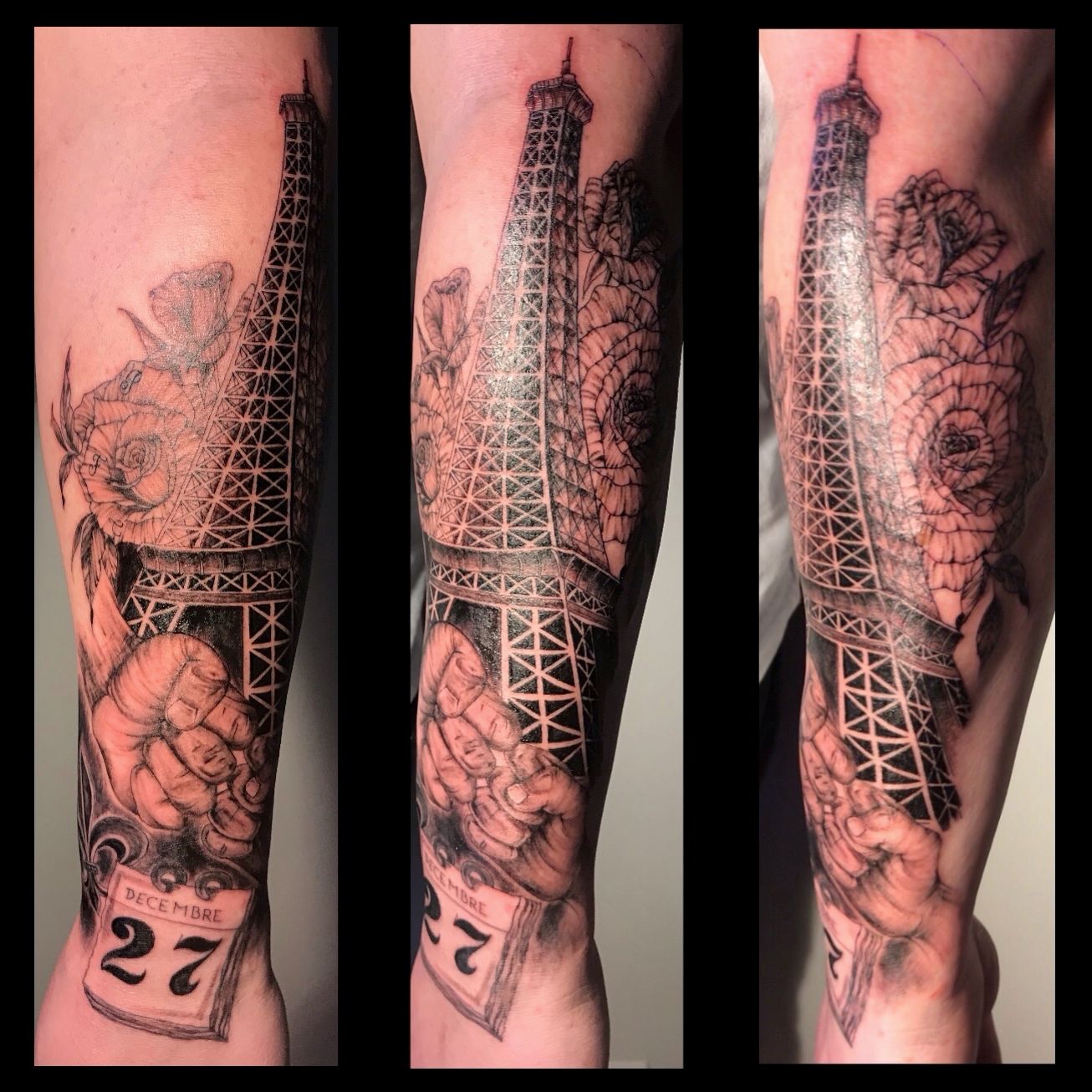 Eiffel Tower tattoo by Simona Merlo | Post 26721