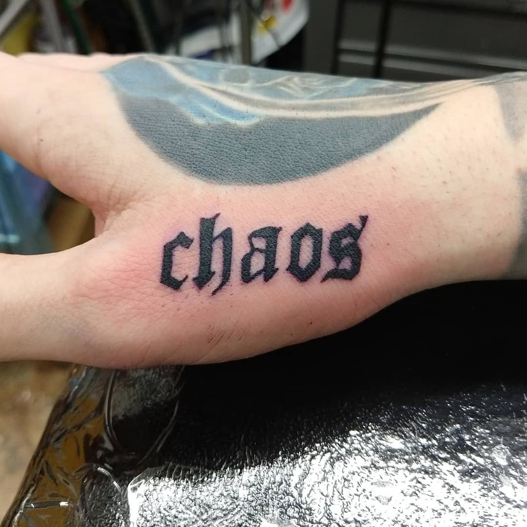 NEW Chaos Tattoo  Reallooking Temporary Tattoos  SimplyInkedin