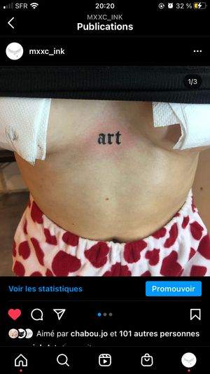 Tattoo by Athena tattoo paris