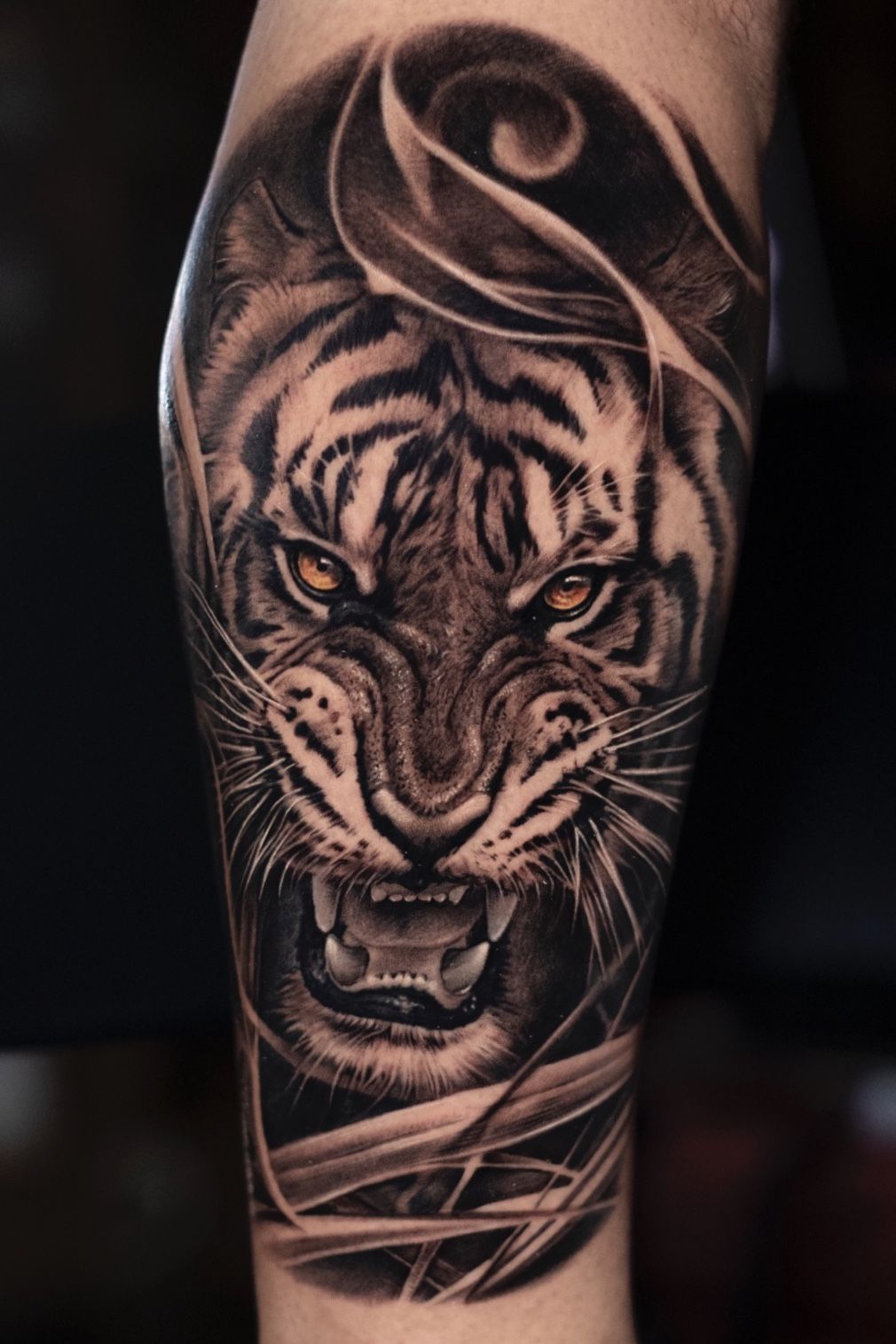 Black forest tattoo sticker man woman child tiger wolf death skull  temporary tattoo henna skeleton king animal tattoo | Fruugo KR