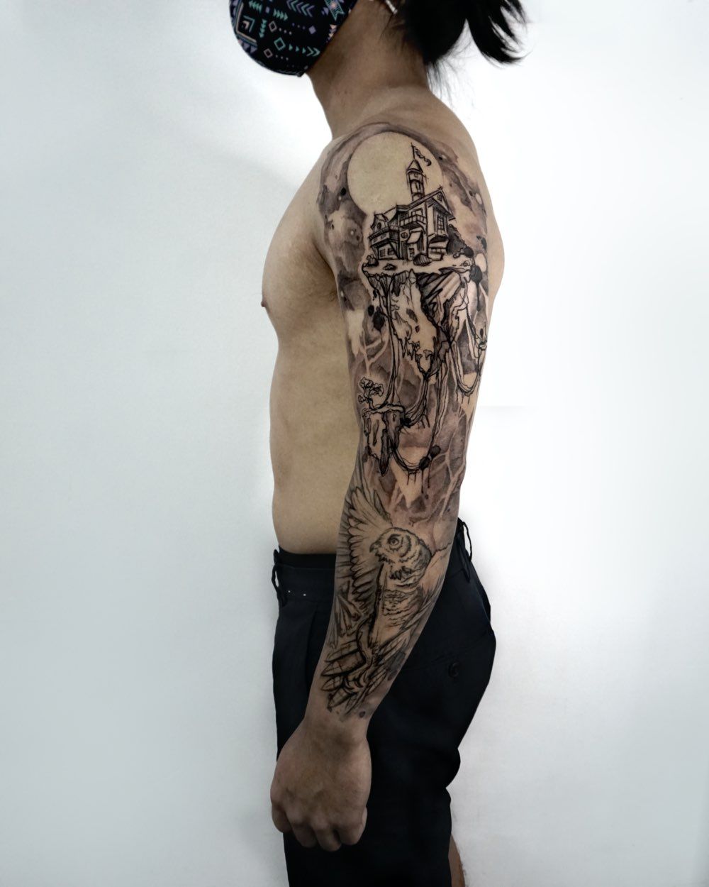 A handdrawn tattoo design in sketch style  Upwork