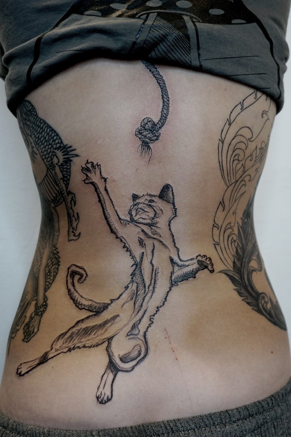 FYeahTattoos.com | Black cat tattoos, Cat silhouette tattoos, Tattoos