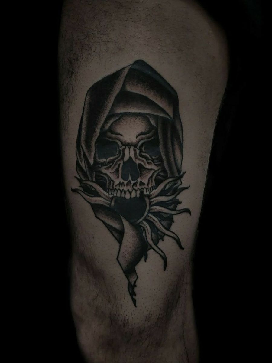 Tattoo uploaded by @rbnrascal • Nomad skull • Tattoodo