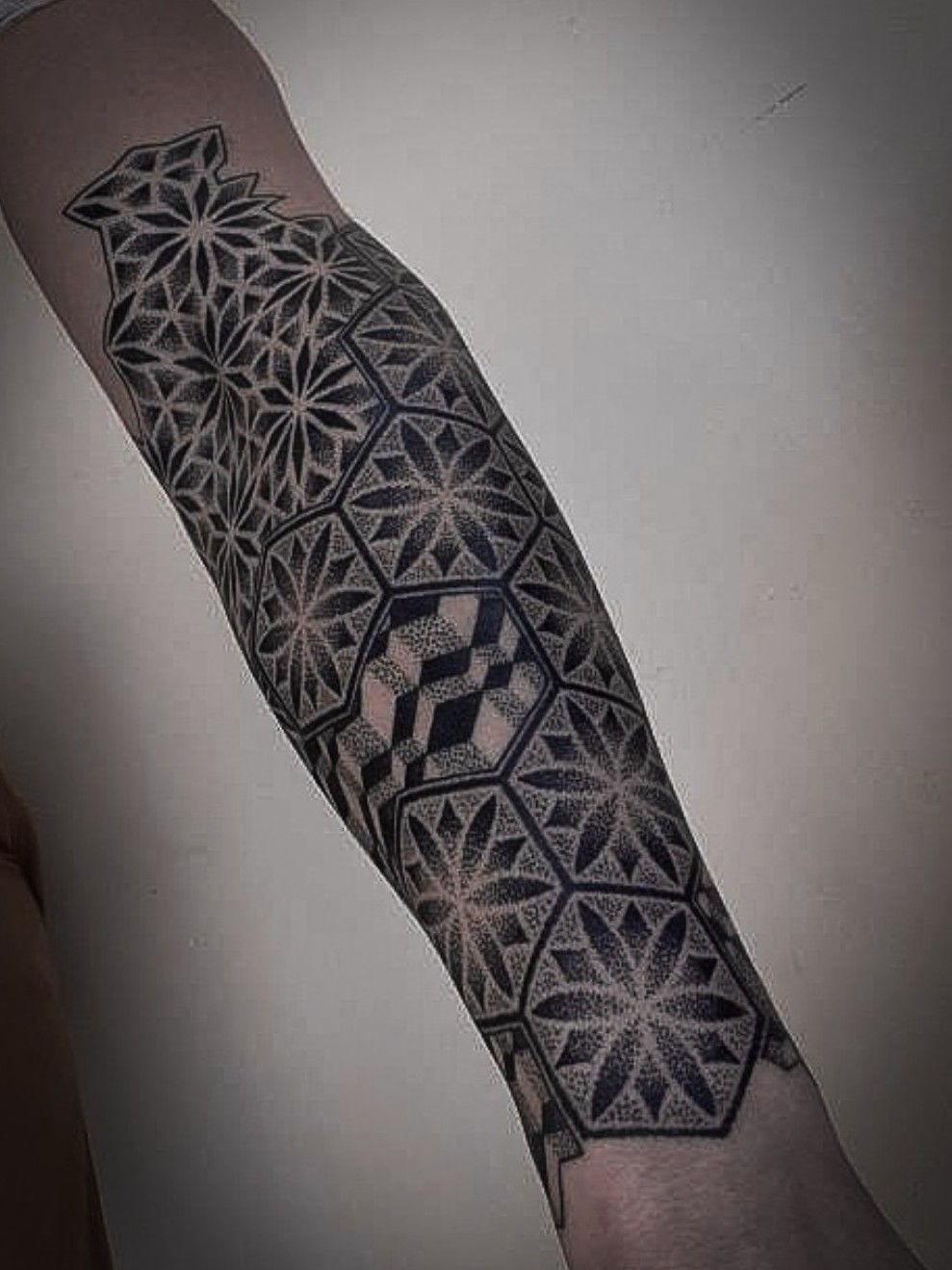 Floral + geometric tattoo (healed) by Megan (now @ Immaculate Concept) in  Calgary : r/tattoos