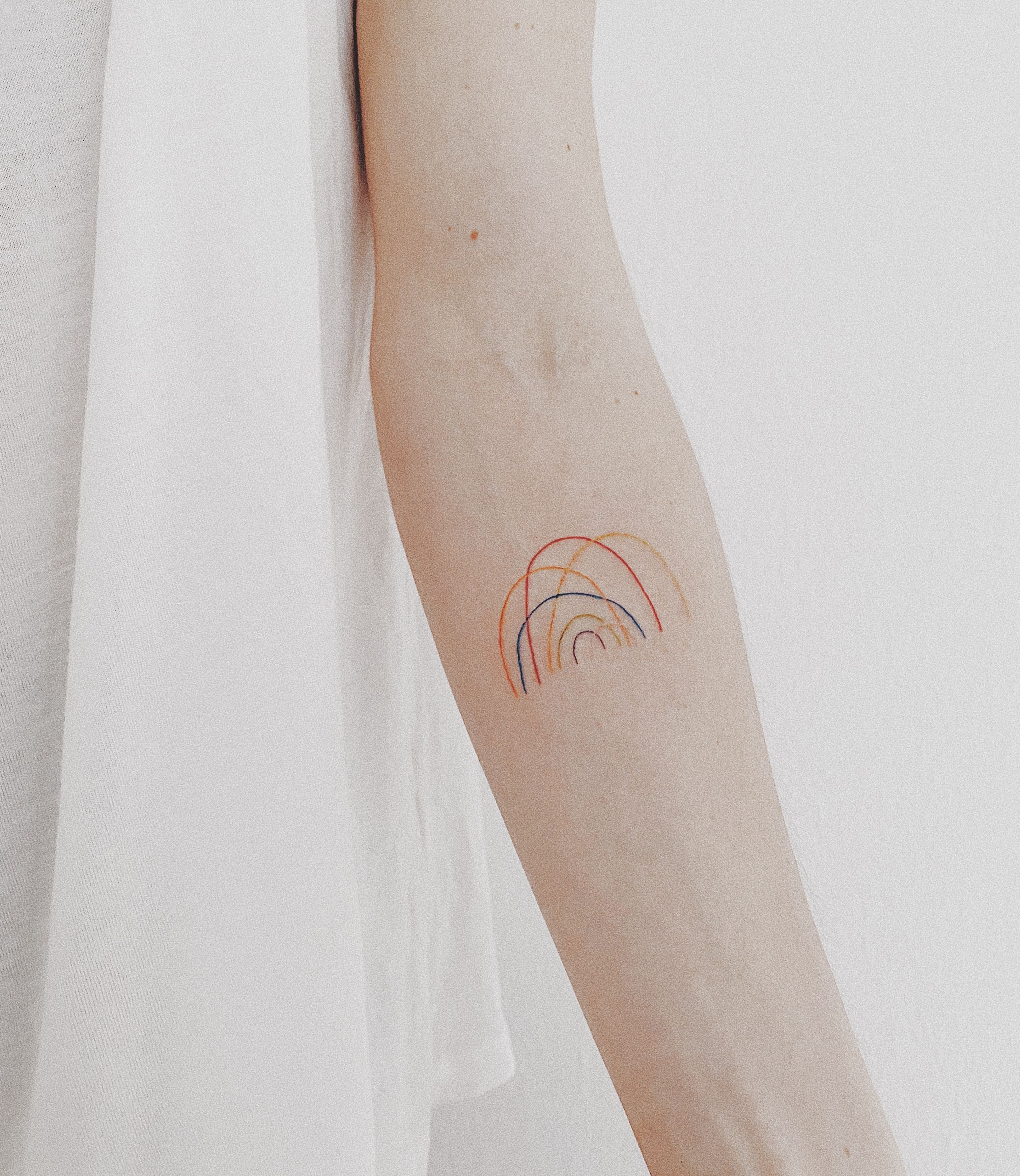 Rainbow Tattoos  InkStyleMag