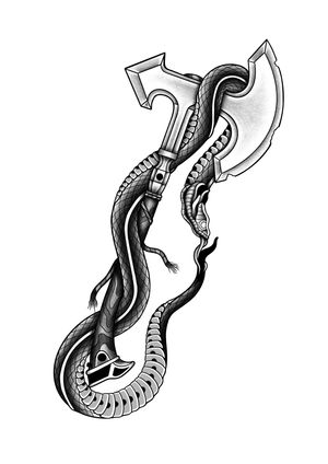 Snake axe