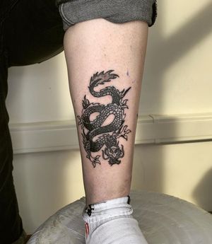 Ирезуми в черном цвете🐉 Нравятся многие стили в татуировке, в том числе и Япония Выполнение работы 1 час 20 минут