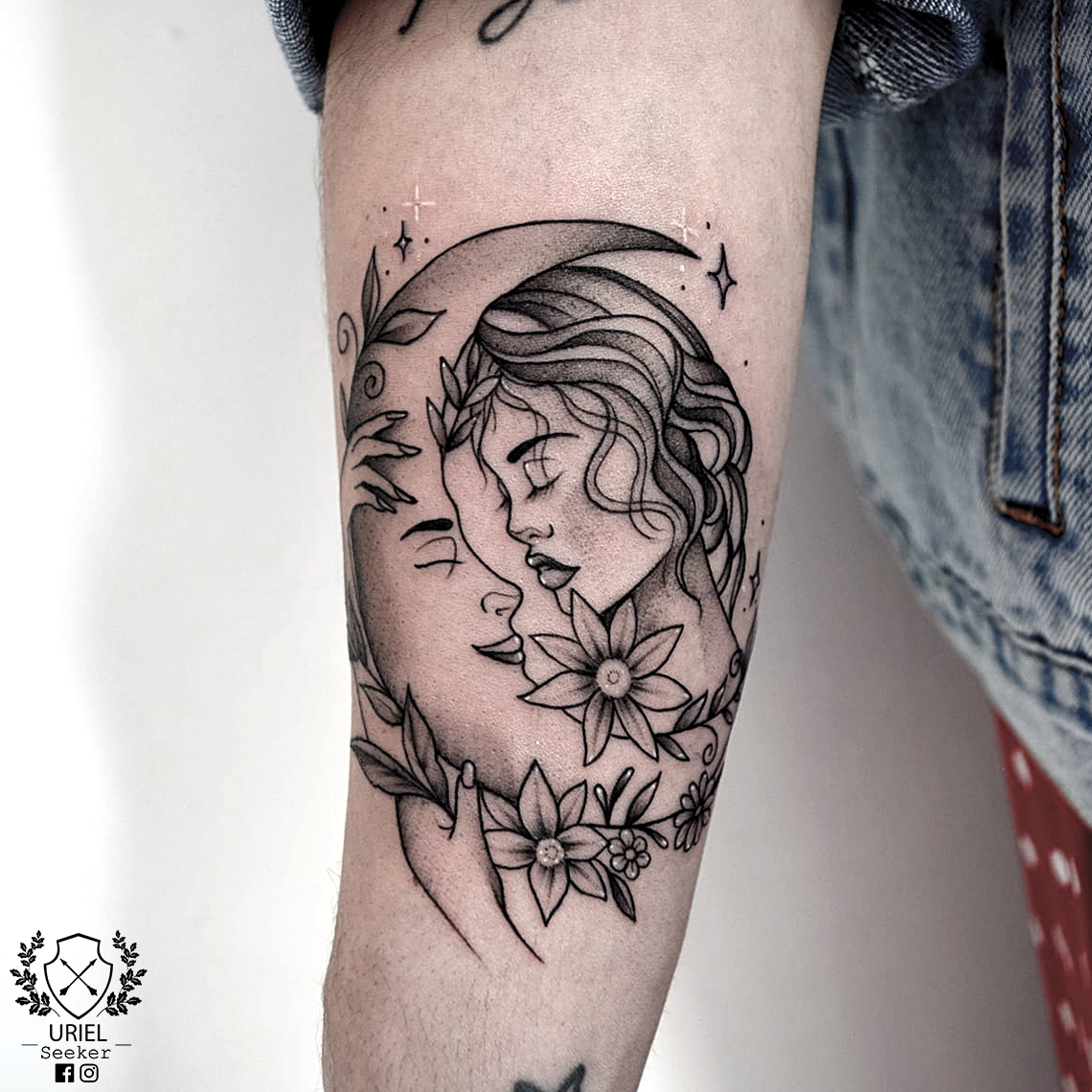 ARCHANGEL URIEL Temporary Tattoo new - Etsy