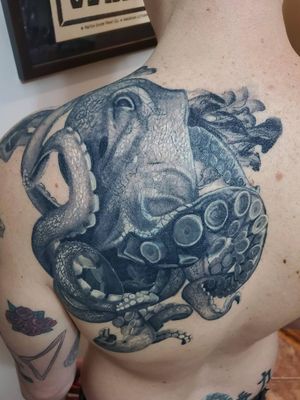 Huge cover up, octopus.