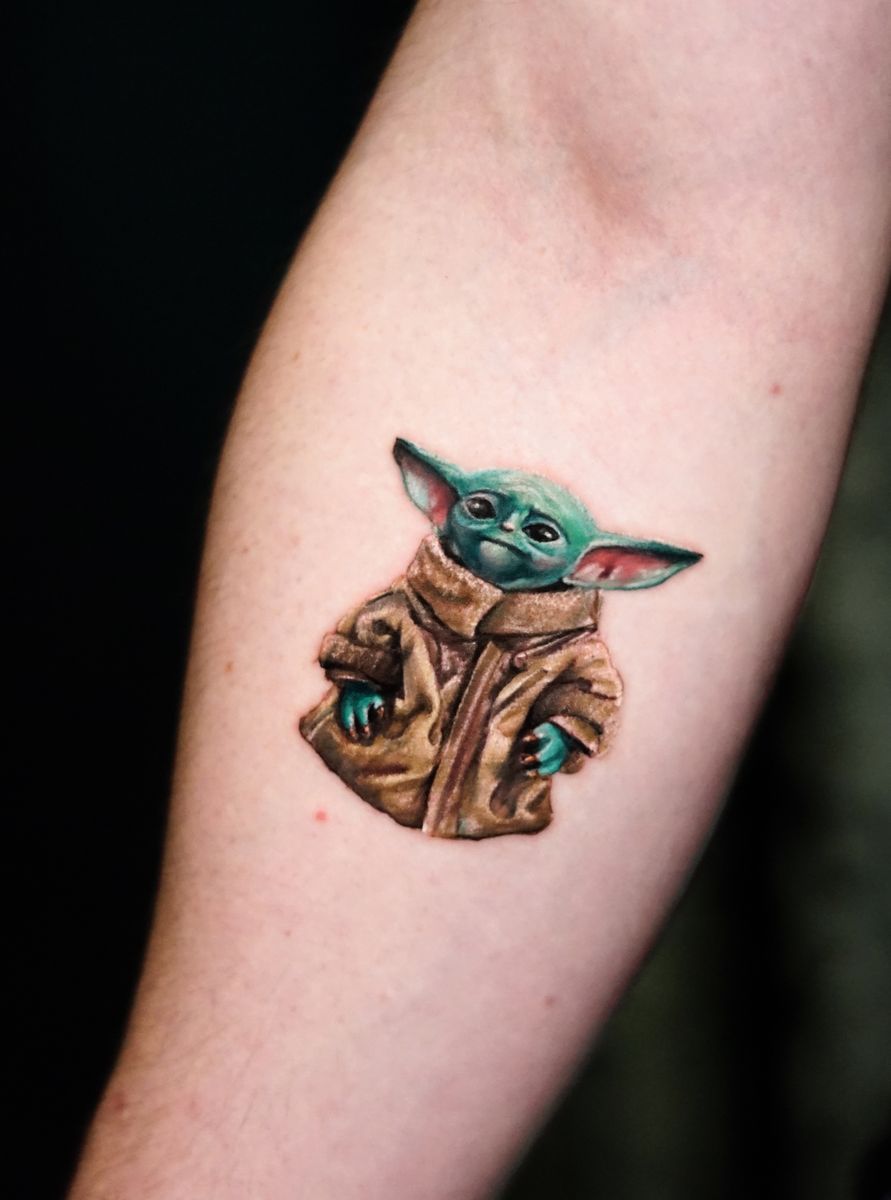 My baby Yoda tattoo : r/BabyYoda