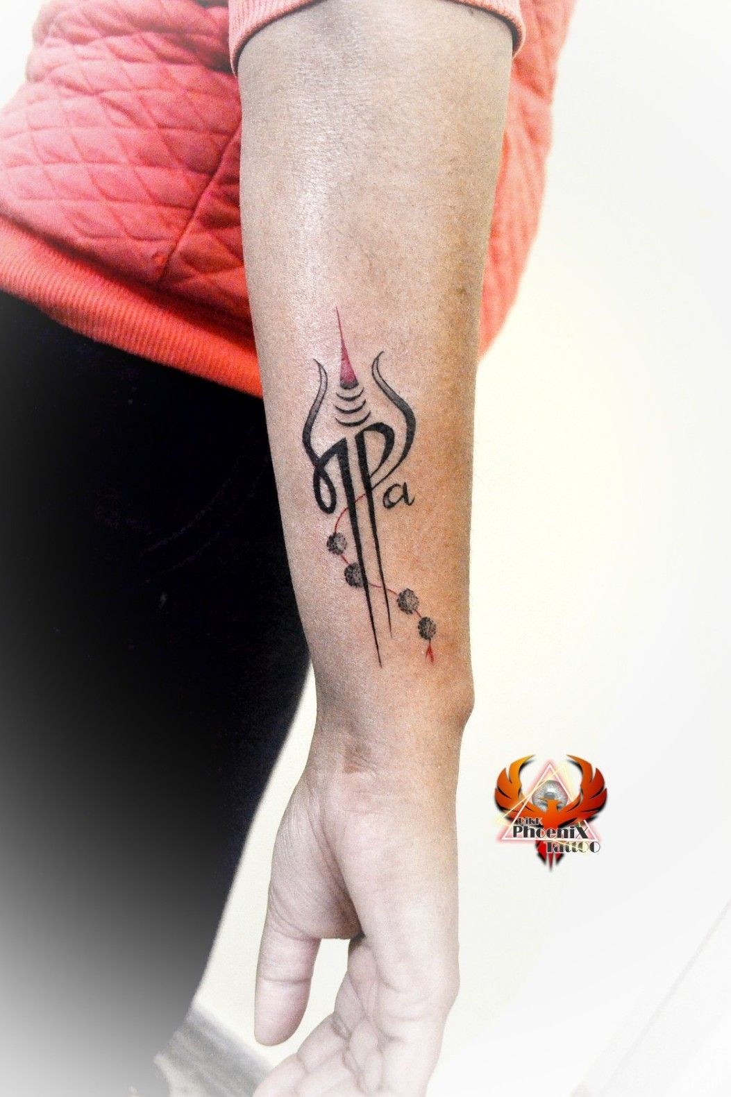 Trishul damru rudraksh mahadev name tattoo design by Mr Tattooholic tattoo  studio Ahmedabad artis  Shiva tattoo design Tattoo designs wrist  Forearm band tattoos